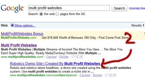 Number 2 on google